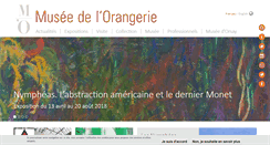 Desktop Screenshot of musee-orangerie.fr
